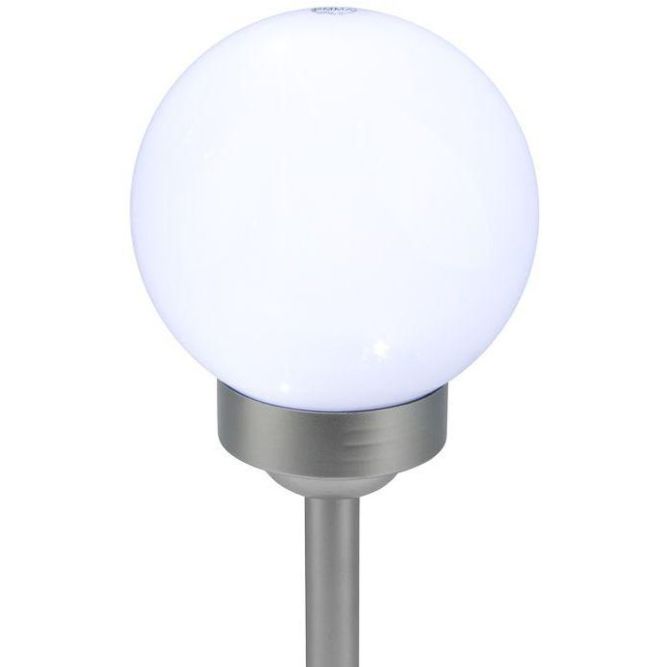 Светильник светодиодный ШАР ф150 с встроен. солнечной панелью и аккумулятором датчиком света Lamper 602-1003