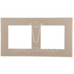 Рамка 2-м Simon24 шампань 2400620-034