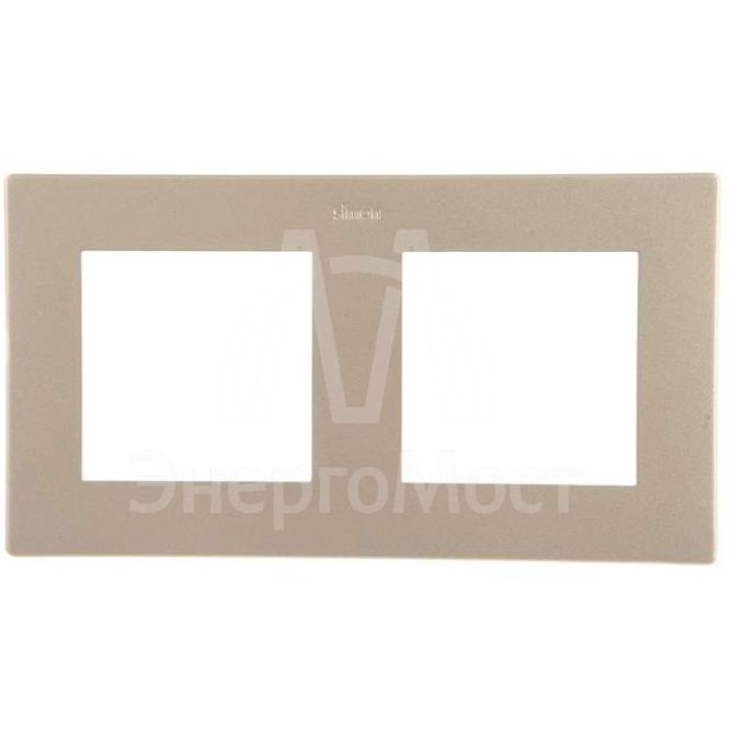 Рамка 2-м Simon24 шампань 2400620-034