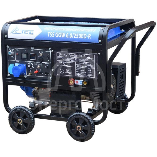 Инверторный бензиновый сварочный генератор TSS GGW 6.0/250ED-R