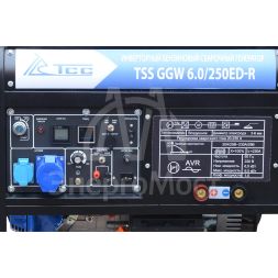 Инверторный бензиновый сварочный генератор TSS GGW 6.0/250ED-R