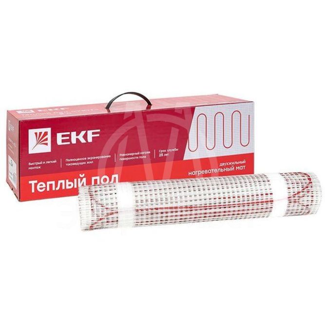 Комплект &amp;quot;Теплый пол&amp;quot; (мат) двухжил. &amp;quot;Уют&amp;quot; 3кв.м 450Вт Proxima EKF nm2-450-3