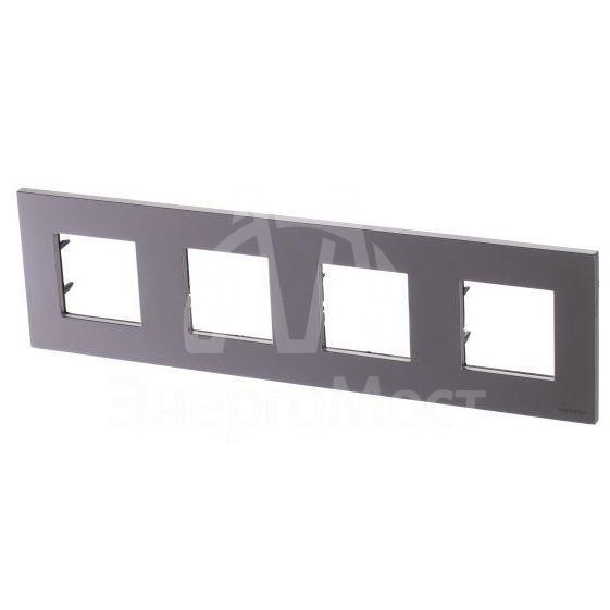 Рамка 4-м 8мод.Zenit шампань ABB 2CLA227400N1901