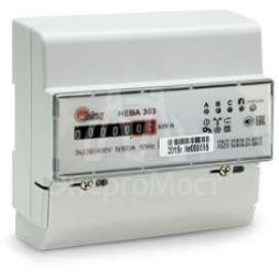 Счетчик НЕВА 303 0.5Т0 3ф 5-10А 3х230/400В 0.5s класс точн. 1 тариф. мех экран DIN-рейка Тайпит 6110446