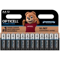 Элемент питания алкалиновый AA/LR6 (блист. 12шт) Turbo Max Opticell 6053009