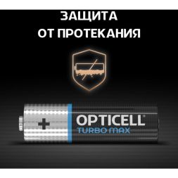 Элемент питания алкалиновый AA/LR6 (блист. 12шт) Turbo Max Opticell 6053009