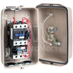 Пускатель магнитный КМЭ 65А 400В с РТЭ и индикатором PROxima в корп. IP65 EKF ctrp-r-65-400v-led