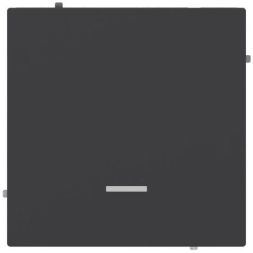 Выключатель 1-кл. KANT с подсветкой черн. уголь DKC 7012133