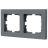 Рамка 2-местн. горизонт. VESNA графит LEZARD 742-3400-147