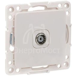 Механизм розетки TV 1-м Стокгольм 75Ом 5-862МГц бел. PROxima EKF EYA00-027-10