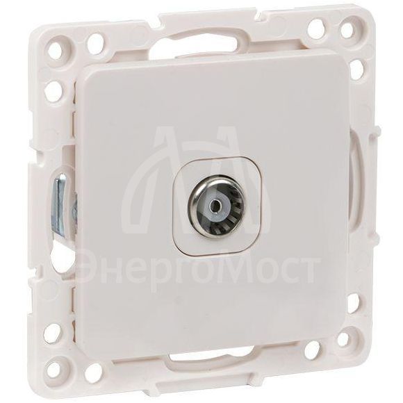 Механизм розетки TV 1-м Стокгольм 75Ом 5-862МГц бел. PROxima EKF EYA00-027-10