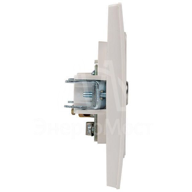 Механизм розетки TV 1-м Стокгольм 75Ом 5-862МГц бел. PROxima EKF EYA00-027-10