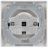Розетка 1-м СП Кварта 10А IP20 без заземл. бел. IEK ERK13-K01-10-DM