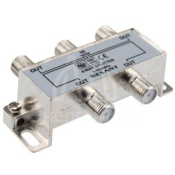 Делитель ТВ &amp;quot;краб&amp;quot; х4 под F разъем 5-1000 МГц Rexant 05-6003