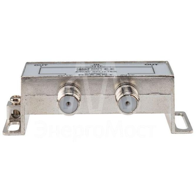 Делитель ТВ &amp;quot;краб&amp;quot; х4 под F разъем 5-1000 МГц Rexant 05-6003