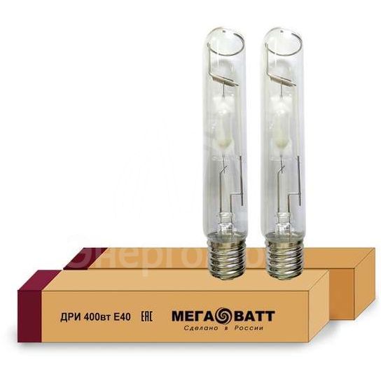 Лампа газоразрядная металлогалогенная ДРИ 400/4000К E40 (25) МЕГАВАТТ 02973