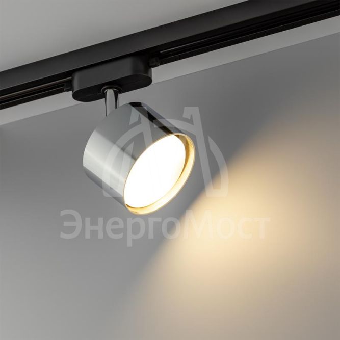 Светильник трековый ARTLINE поворотный 85х85х55мм. GX53 230В алюм. 4кв.м хром. Ritter 59859 0