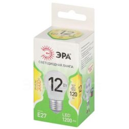 Лампа светодиодная GREEN LINE P45-12W-830-E27 GL 12Вт шар 3000К свет тепл. E27 Эра Б0067015