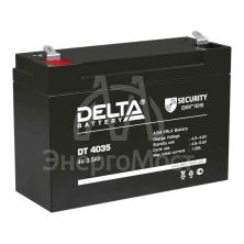 Аккумулятор ОПС 4В 3.5А.ч Delta DT 4035