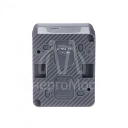 Выключатель 1-кл. ОП AtlasDesign Profi54 с подсветкой 10 АХ антрацит SchE ATN544013