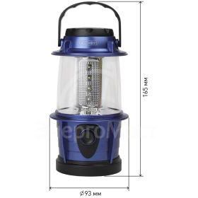 Фонарь светодиодный кемпинговый KB-101 на элементах питания Трофи Б0054482