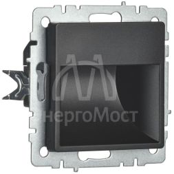 Подсветка светодиодная BRITE встраив. ПЛ20-БрЧ черн. IEK BR-FL20-K02