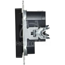 Подсветка светодиодная BRITE встраив. ПЛ20-БрЧ черн. IEK BR-FL20-K02