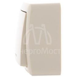 Выключатель 1-кл. 1п ОП Viola 10А IP20 с подсветкой крем. LEZARD 751-0300-111