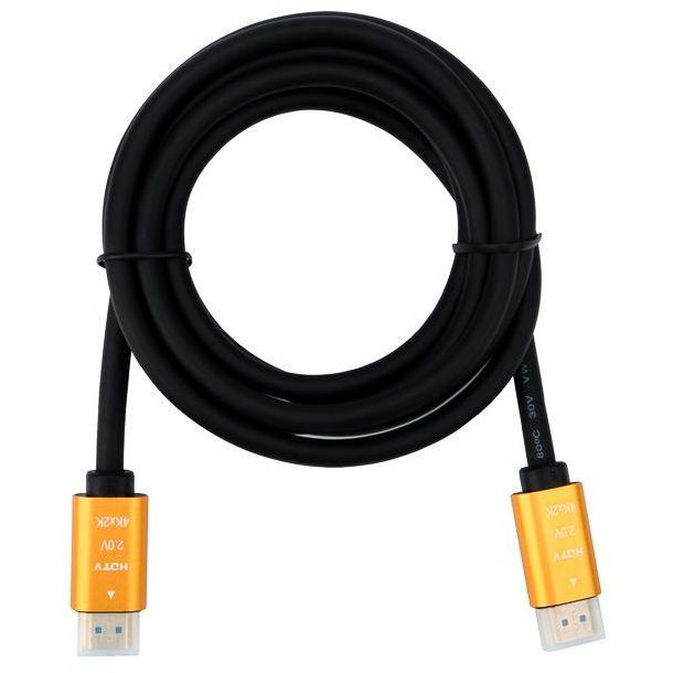 Кабель HDMI - HDMI 2.0 2м Gold Rexant 17-6104