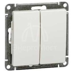 Механизм выключателя 2-кл. СП W59 10А IP20 10AX бел. SchE VS510-252-1-86