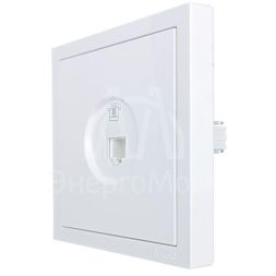 Розетка телефонная евро СП ZIMA IP20 бел. LEZARD 704-0288-137