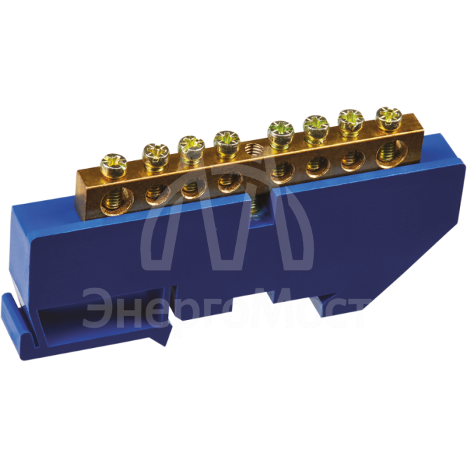 Шина нулевая на DIN-изоляторе 6х9-8 Navigator 71153