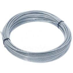 Трос стальной в оплетке ПВХ М2/3мм (уп.5м) подвес СТРОЙМЕТИЗ 4152042