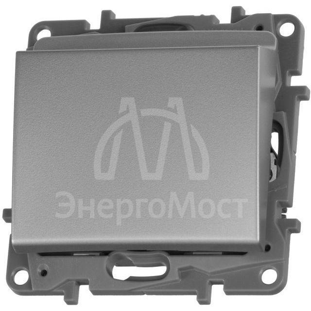 Выключатель карточный 1-кл. СП Etika 2А IP20 с выдержкой времени и подсветкой для гостиничных номеров механизм алюм. Leg 672493