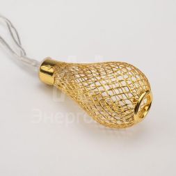 Гирлянда светодиодная &amp;quot;Восточные фонарики&amp;quot; 10LED желт. 1.5м питание 2хАА провод прозр. Neon-Night 303-071