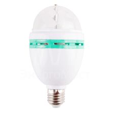 Лампа светодиодная "Диско" 3LED RGB 6Вт E27 220В 80х80х195мм NEON-NIGHT 601-253