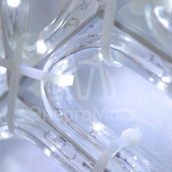 Фигура из дюралайта &amp;quot;Снежинка&amp;quot; 55смх55см 28Вт 220В IP44 бел. NEON-NIGHT 501-334