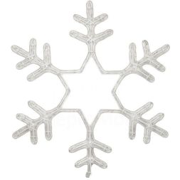 Фигура из дюралайта &amp;quot;Снежинка&amp;quot; 55смх55см 28Вт 220В IP44 бел. NEON-NIGHT 501-334