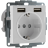 Розетка 3-м СП AtlasDesign 16А IP20 с 2-мя заряд. устройствами USB тип A+A 5В/2.4А 2х5В/1.2А механизм бел. SchE ATN000130