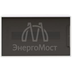 Щиток настенный 18мод. IP41 с тонированной дверцей с 2 шинами PEN на 8+10 отверст. бел. DKC F18W1WD