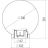Светильник садово-парковый Шар D200мм E27 бел. НТУ 01-60-201 ЭРА Б0048735
