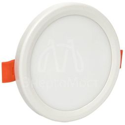 Светильник светодиодный ДВО 1002 6Вт 4000К IP20 встраив. Basic EKF DLL-1002-6-4000