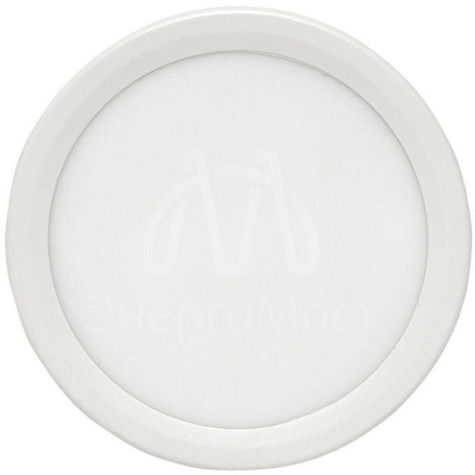 Светильник светодиодный ДВО 1002 6Вт 4000К IP20 встраив. Basic EKF DLL-1002-6-4000