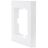 Рамка 1-местн. горизонт. VESNA бел. (20шт/240шт) LEZARD 742-0200-146