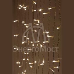 Гирлянда ENIG - 320W дождь/занавес 3х2м 320 LED тепл. бел. 8 режимов 220В IP20 Эра Б0051872