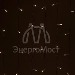 Гирлянда ENIG - 320W дождь/занавес 3х2м 320 LED тепл. бел. 8 режимов 220В IP20 Эра Б0051872