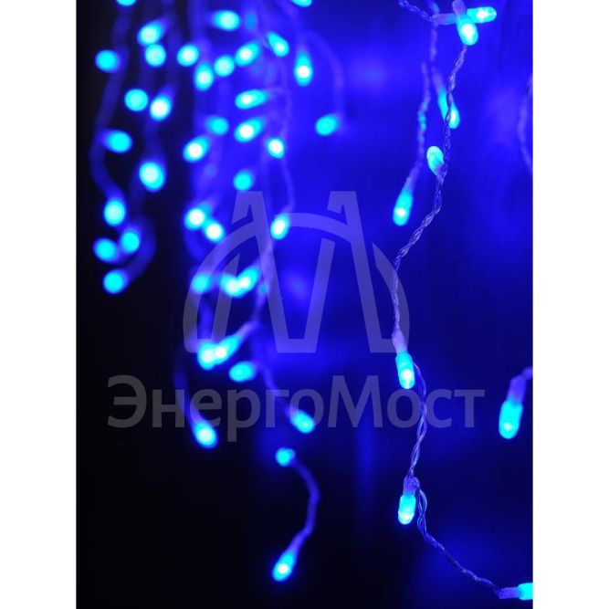 Гирлянда &amp;quot;Бахрома&amp;quot; OIC080B-C-E-31V 80 син. светодиодов 2х0.48м 20 нитей 16/48/40/24см с контроллером соединяемая до 10шт. уличная SHLights 4690601049797