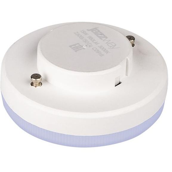 Лампа светодиодная PLED-GX53 15Вт таблетка матовая 3000К тепл. бел. GX53 1220лм 230В JazzWay 2855435