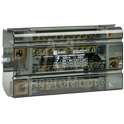 Блок распределительный (кросс-модуль) 160A (4x12) PROxima EKF db-160-4x12