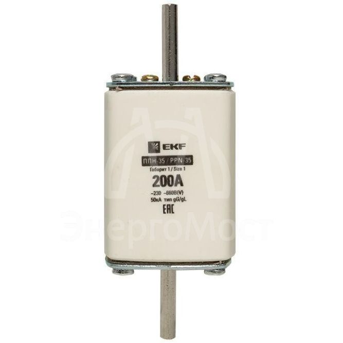 Вставка плавкая ППН-35 250/200А габарит 1 EKF fus-35/250/200